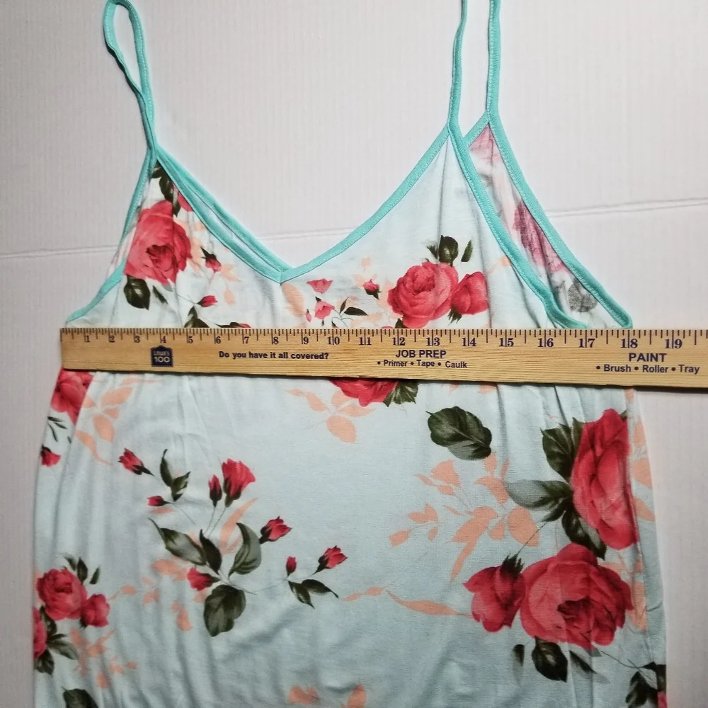 NWOT BIBI WOMEN'S FLORAL SPAGHETTI STRAP TOP SIZE MEDIUM - Picture 6 of 7